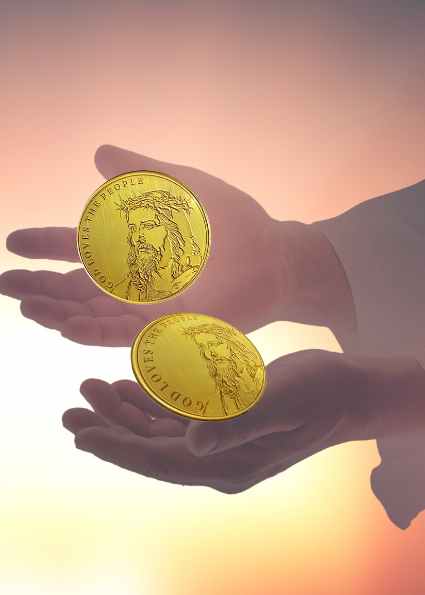 Jesus With Coin